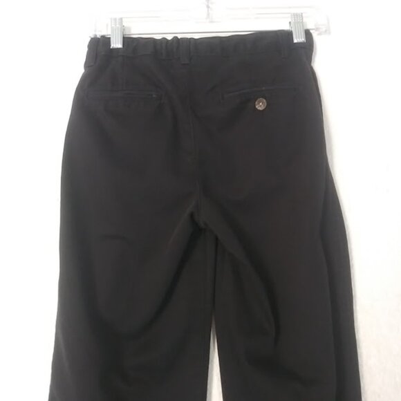 Chaps Boy's size 12R black approved school wear pants - Picture 5 of 14